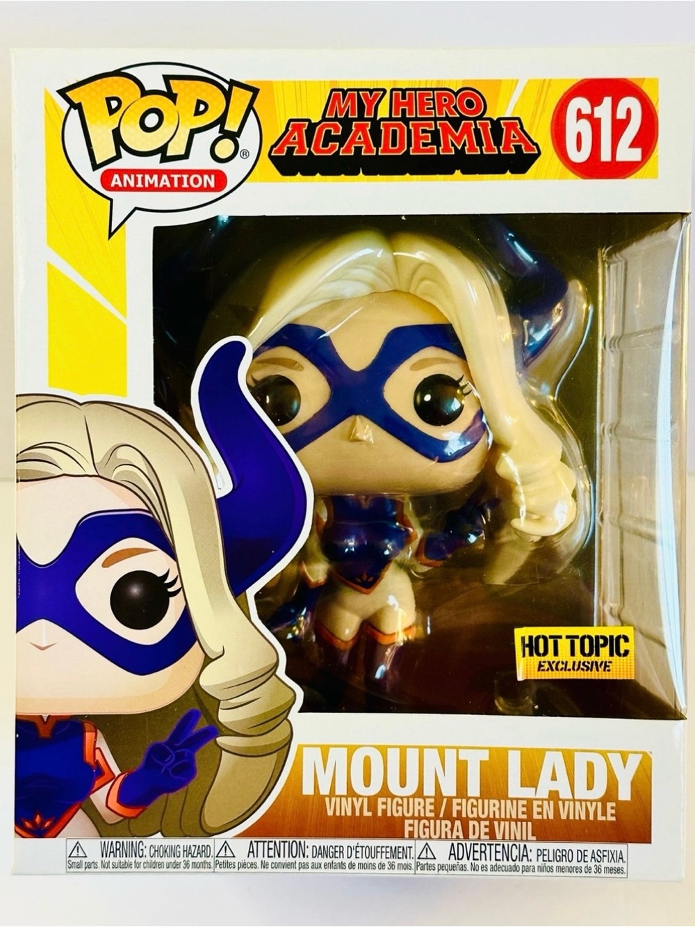 Funko Pop Animation My Hero Academia MHA MOUNT LADY #612 New Hot Topic Exclus